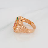 Anillo Virgen De Guadalupe 6.7 g / T9 1/2 Oro Rosa 18K