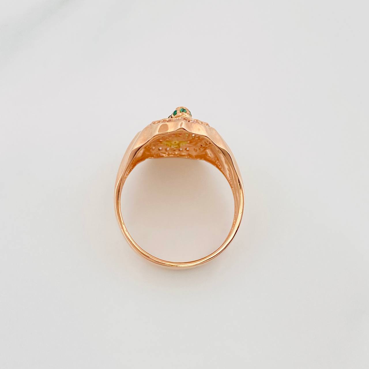Anillo Virgen De Guadalupe 6.7 g / T9 1/2 Oro Rosa 18K