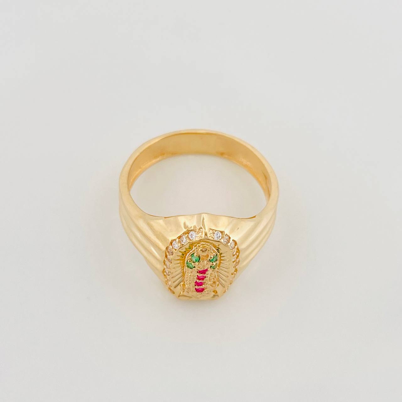 Anillo Virgen De Guadalupe 4 g / T8 1/4 Oro Amarillo 18K