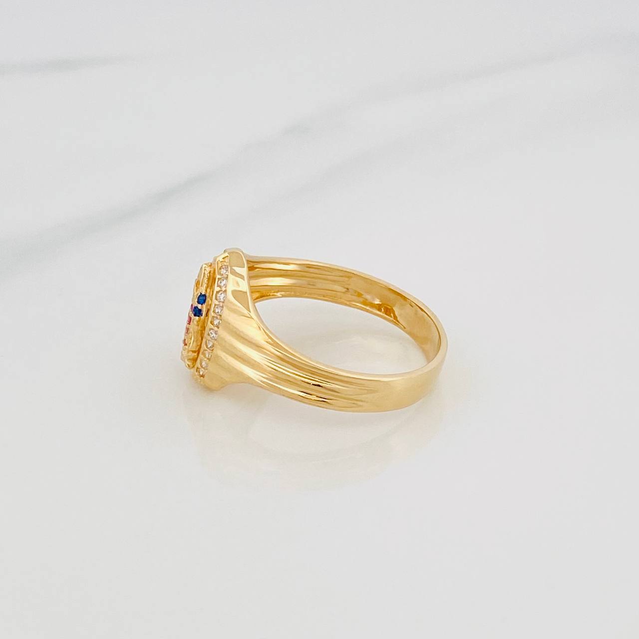 Anillo Virgen De Guadalupe 4.15 g / T9 Oro Amarillo 18K