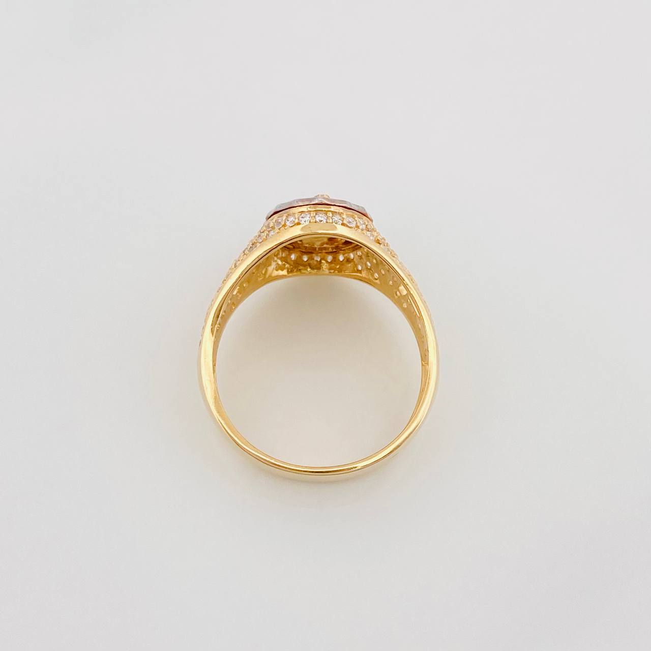Anillo Virgen De Guadalupe 4.55 g / T7 Tres Oros 18K