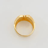 Anillo San Miguel Arcángel 8.55 g / T9 1/2 Tres Oros 18K