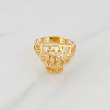 Anillo Pantera 3.95 g / T 8 1/2 Oro Amarillo 18K