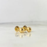 Topos Bola Lisa 0.55gr / 5mm Oro Amarillo 18K *