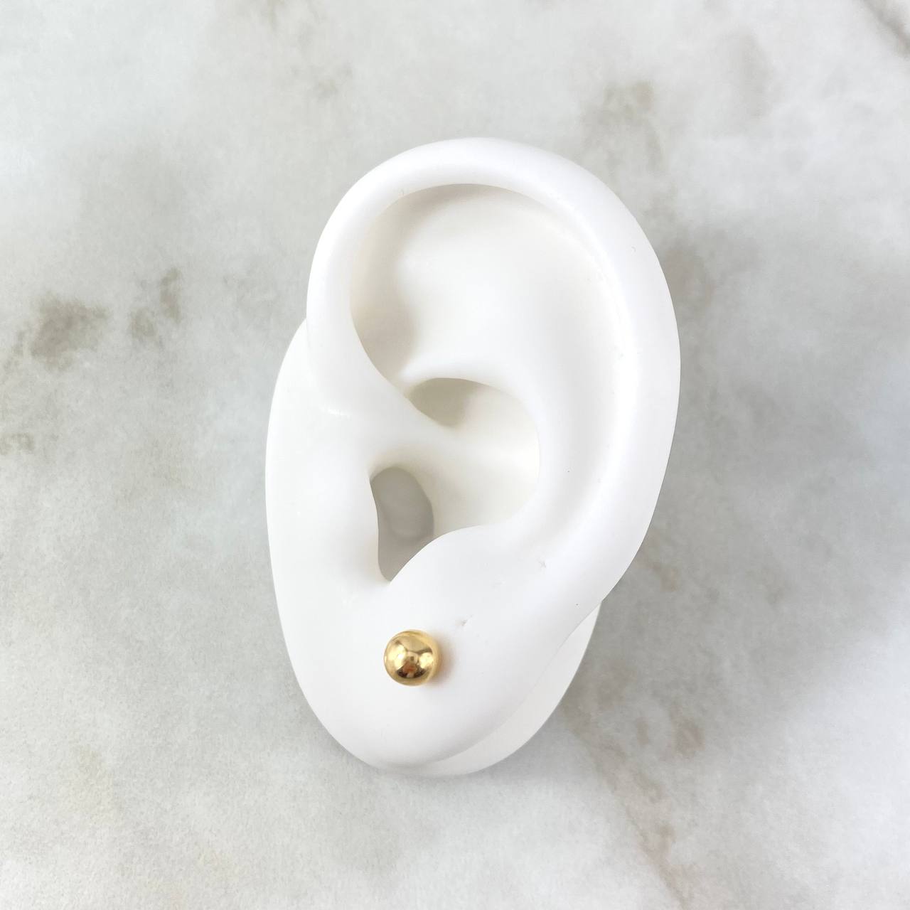 Topos Bola Lisa 0.5 g / 5 mm Oro Amarillo 18K