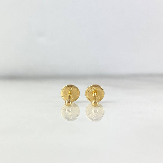 Topos Bola Lisa 0.35g / 2mm Oro Amarillo 18K