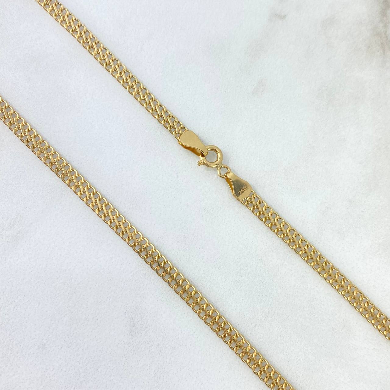 Cadena Sedusa 4.1gr / 45cm / 3.8mm Oro Amarillo +3 18K