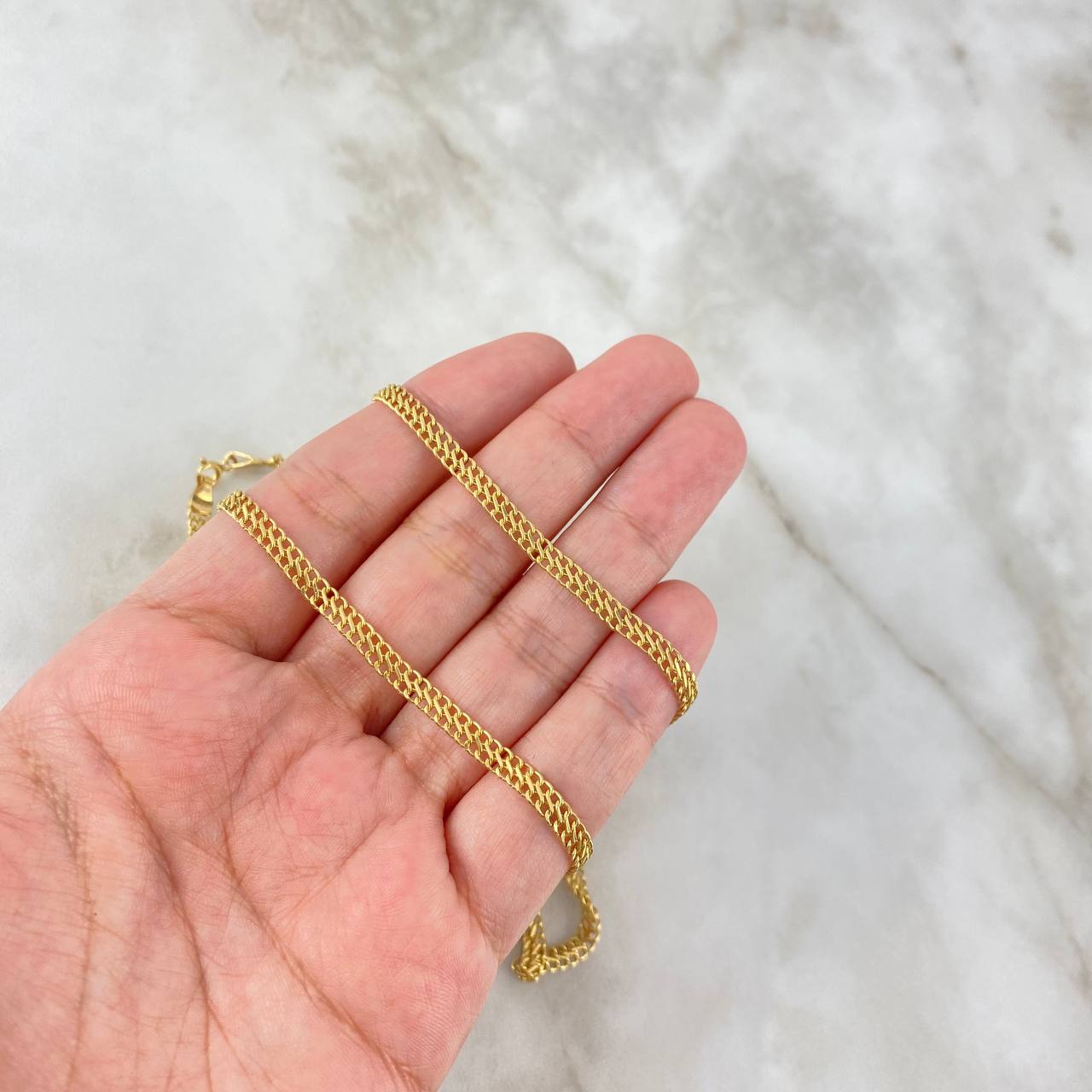 Cadena Sedusa 4.1gr / 45cm / 3.8mm Oro Amarillo +3 18K