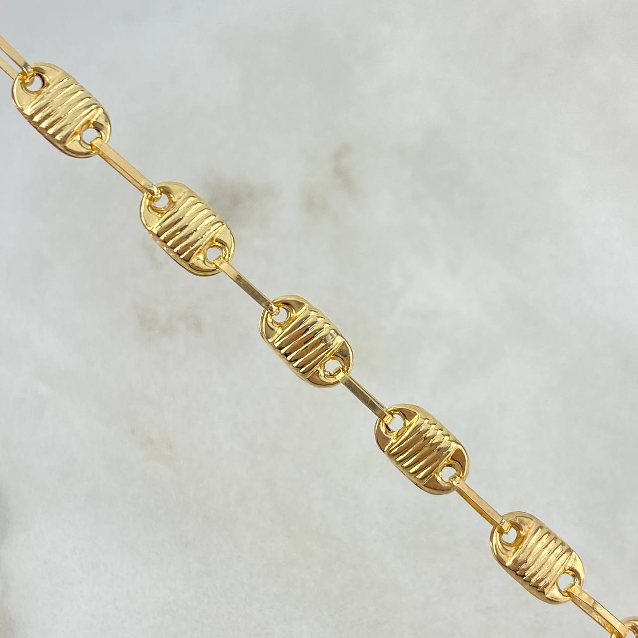 Cadena Rustica Canotillo 10.45gr / 60cm / 4.8mm Oro Amarillo