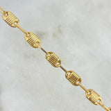 Cadena Rustica Canotillo 10.45gr / 60cm / 4.8mm Oro Amarillo