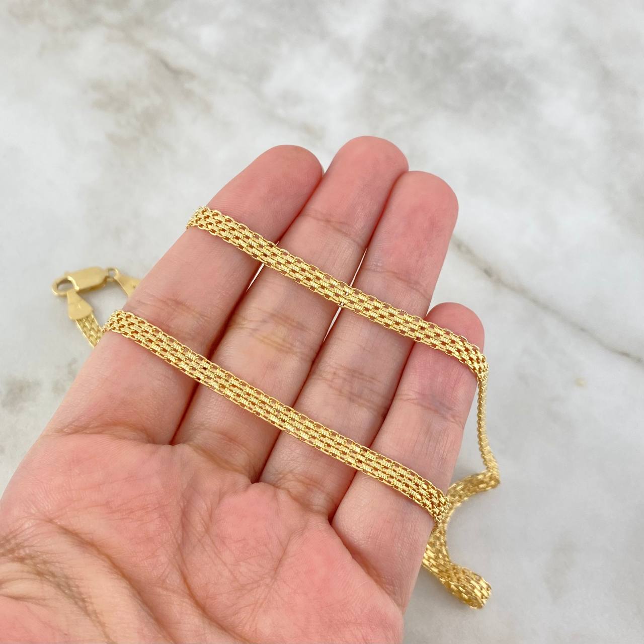 Cadena China 12.75gr / 50cm / 5mm Oro Amarillo +1 18K