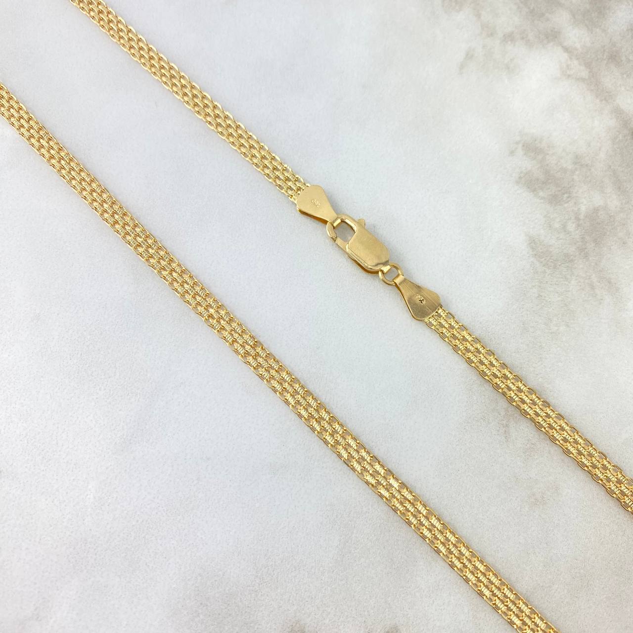 Cadena China 12.85gr / 50cm / 5mm Oro Amarillo +1 18K