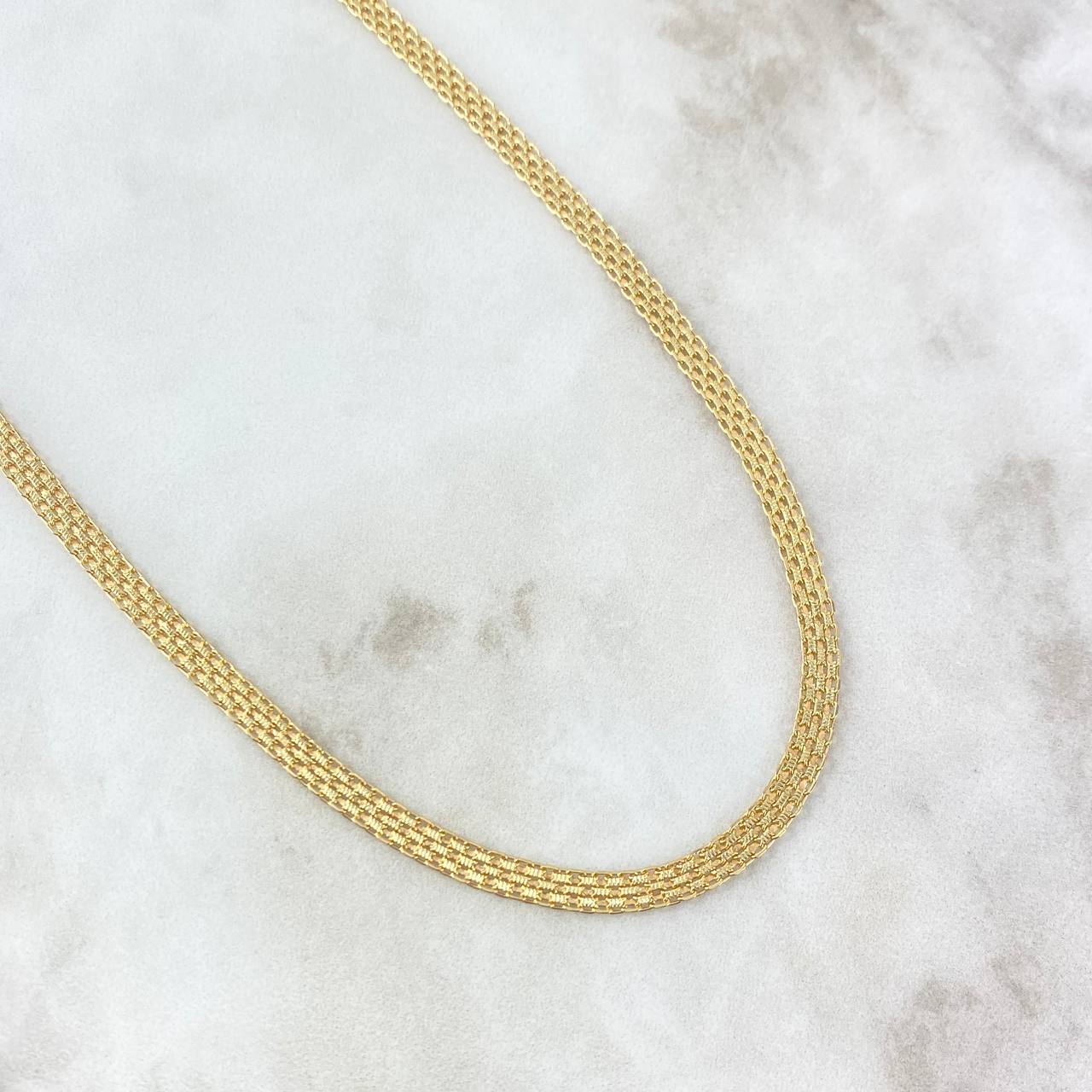 Cadena China 12.85gr / 50cm / 5mm Oro Amarillo +1 18K