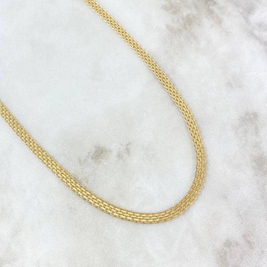 Cadena China 12.85gr / 50cm / 5mm Oro Amarillo +1 18K