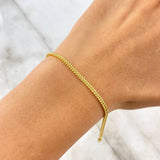 Pulso Franco 2.55gr / 20.5cm / 2.2mm Oro Amarillo +3 18K