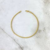 Pulso Franco 2.3gr / 18,5cm / Oro Amarillo +4 18K ©