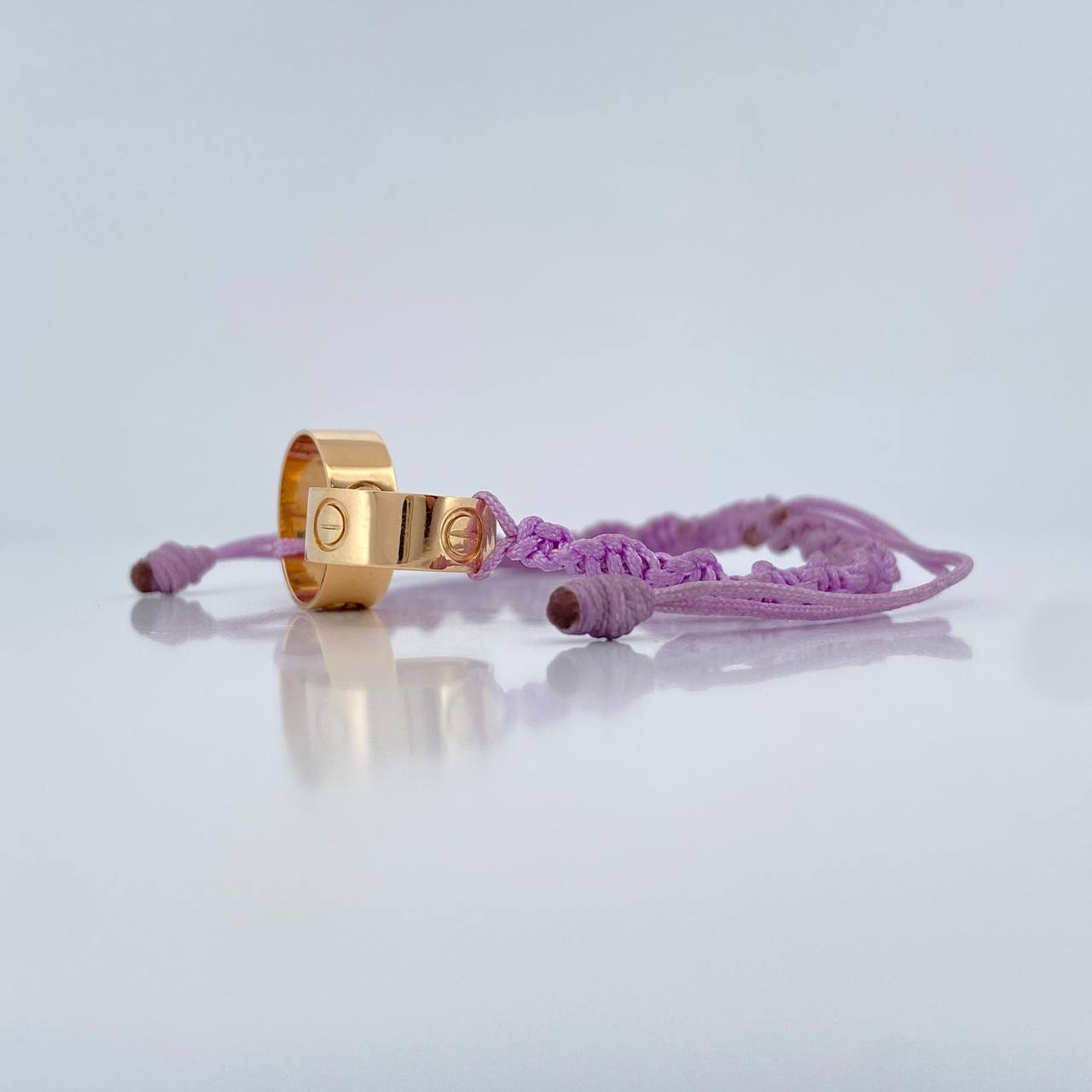 Pulsera Lila Tornillo 2.55gr / Oro Amarillo
