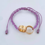 Pulsera Lila Tornillo 2.55gr / Oro Amarillo