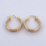 Candongas Daki 1.55gr / 2.1cm / Tres Oros 18K &