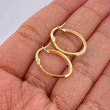 Candongas Clau 1.1gr / 2.1cm / Oro Amarillo 18K &