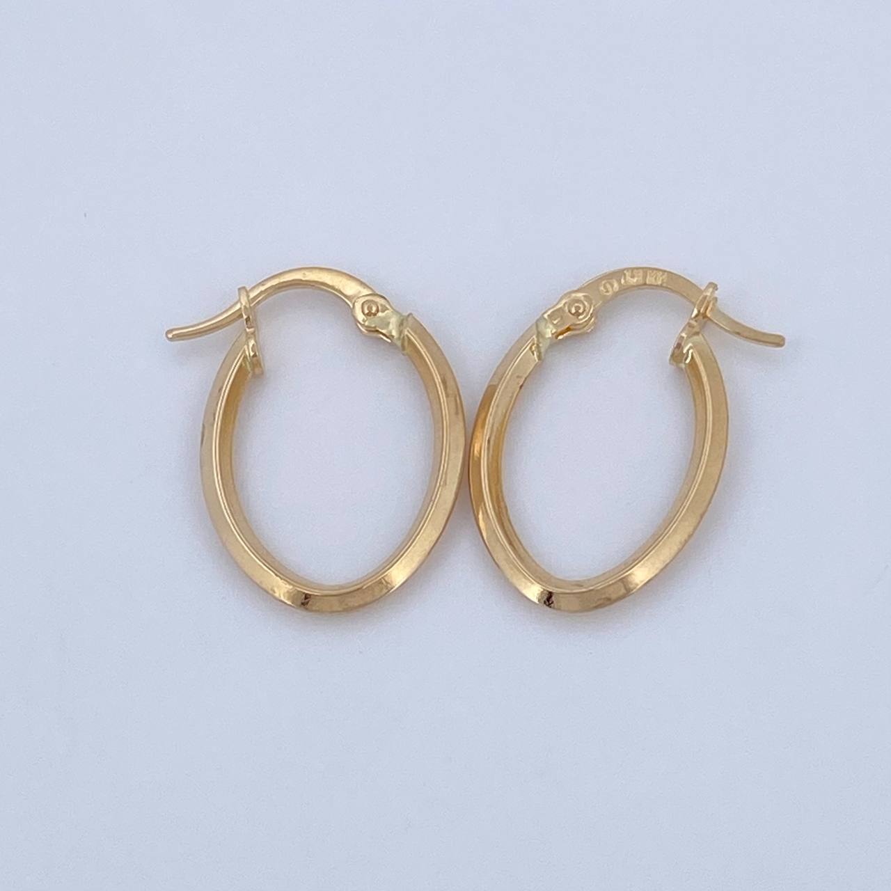 Candongas Clau 1.1gr / 2.1cm / Oro Amarillo 18K &