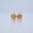 Topos GC 0.65gr / 6.3mm Rayado Oro Amarillo 18K &