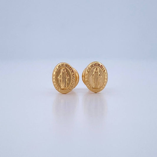 Topos Virgen Milagrosa 0.8gr / 8.18mm / Oro Amarillo 18K &