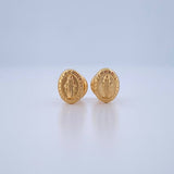 Topos Virgen Milagrosa 0.8gr / 8.18mm / Oro Amarillo 18K &