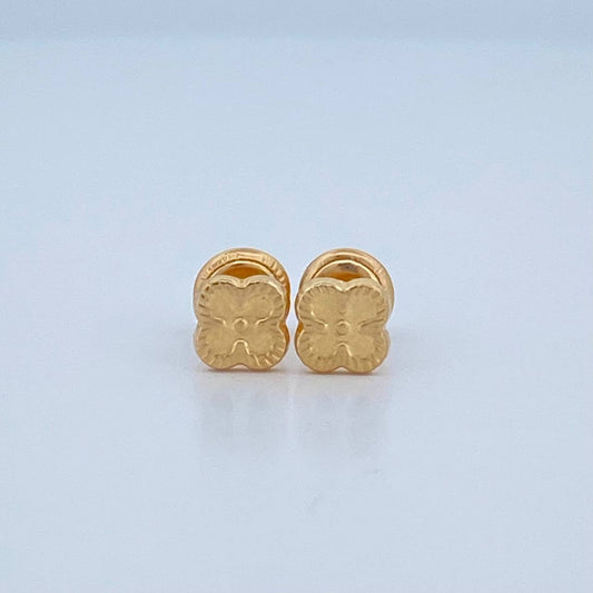 Topos Trebol 0.6gr / 5.3mm / Oro Amarillo 18K &