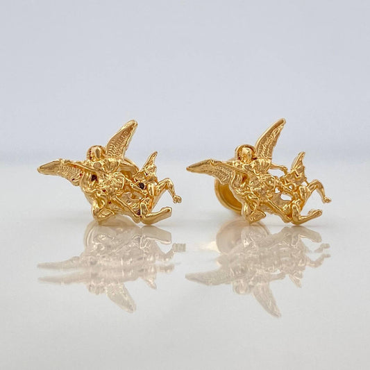 Topos San Miguel Arcangel 1.45gr / 5mm Oro Amarillo 18K %