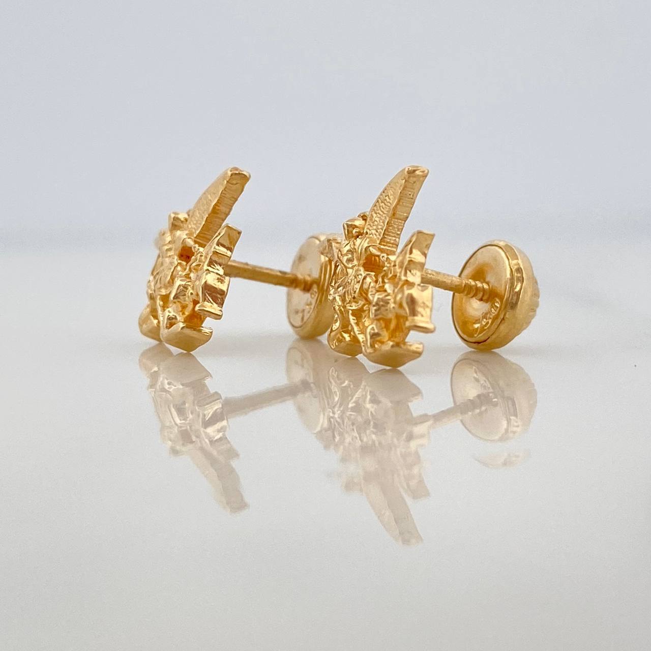 Topos San Miguel Arcangel 1.5gr / 5mm Oro Amarillo 18K %