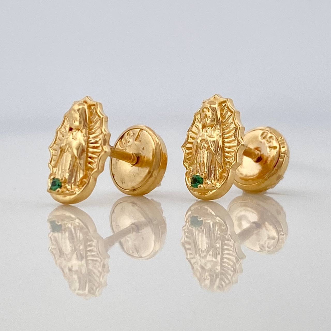 Topos Virgen de Guadalupe 0.95gr / 6mm Oro Amarillo 18K %