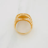 Anillo San Miguel Arcángel 7.3g / T9 1/4 Tres Oros 18K