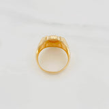 Anillo Rostro de Cristo 7.05g / T10 3/4 Tres Oros 18K