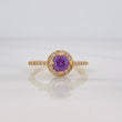 Anillo Halo Circulo 2.55g / T6 1/2 Oro Amarillo 18K