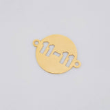 Herraje 11-11 0.6g / 2cm Oro Amarillo 18K