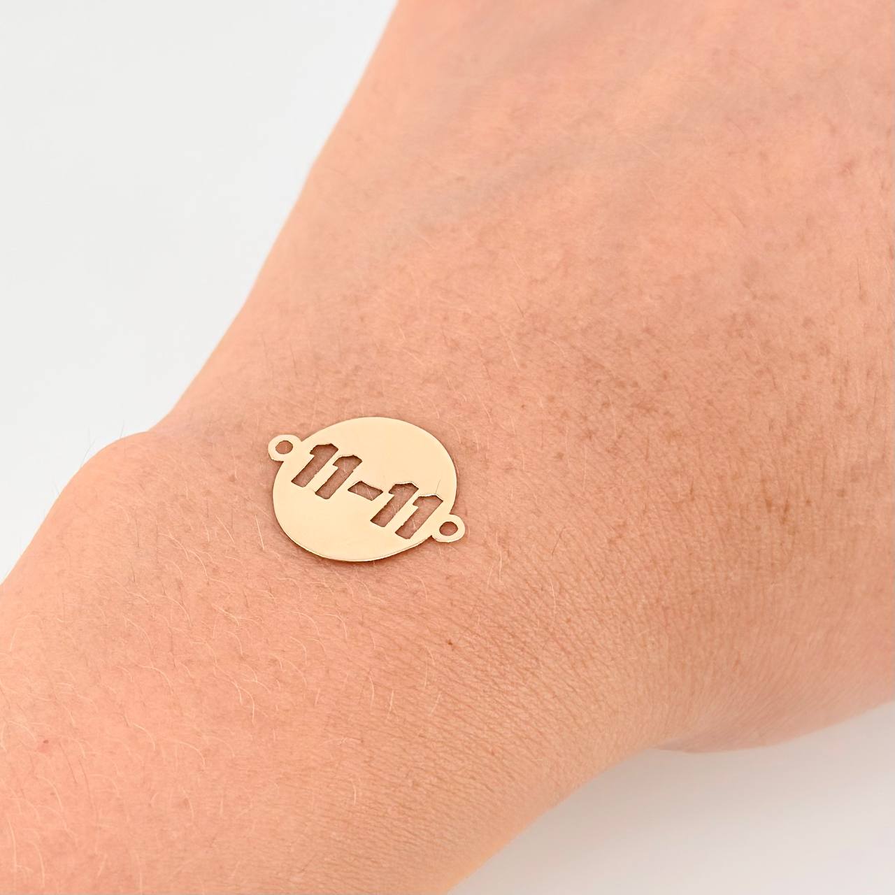 Herraje 11-11 0.65g / 2cm Oro Amarillo 18K