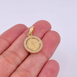 Dije Medalla San Benito 2.4g / 2.4cm Oro Amarillo 18K