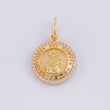 Dije Medalla Virgen del Carmen 2.4g / 2.3cm Oro Amarillo 18K