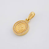 Dije Medalla San Benito 1.55g / 2cm Oro Amarillo 18K
