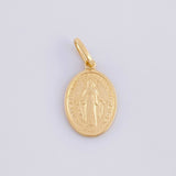 Dije Virgen Milagrosa 1.3g / 2.3cm Oro Amarillo 18K