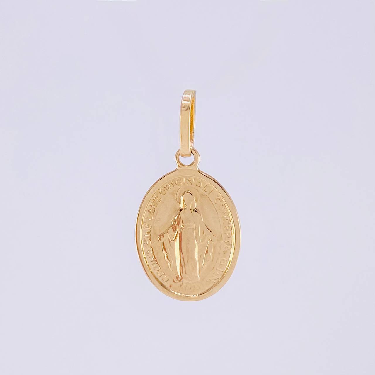 Dije Virgen Milagrosa 1.3g / 2.2cm Oro Amarillo 18K