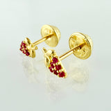 Topos Fresa 0.55gr / 6mm Oro Amarillo 18K