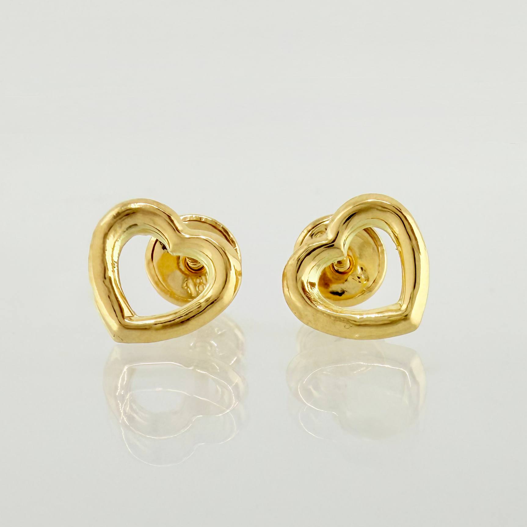 Topos Corazón 0.65gr / 8mm Oro Amarillo 18K