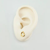 Topos Corazón 0.65gr / 8mm Oro Amarillo 18K