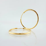 Candongas Aro Liso 2.25gr / 2.7cm / Oro Amarillo 18K