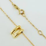 Cadena Aro Seguido Esencia Dorada 1.85gr / 40cm-45cm / 0.6mm Oro Amarillo +4 18K *