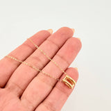 Cadena Aro Seguido Esencia Dorada 1.85gr / 40cm-45cm / 0.6mm Oro Amarillo +4 18K *