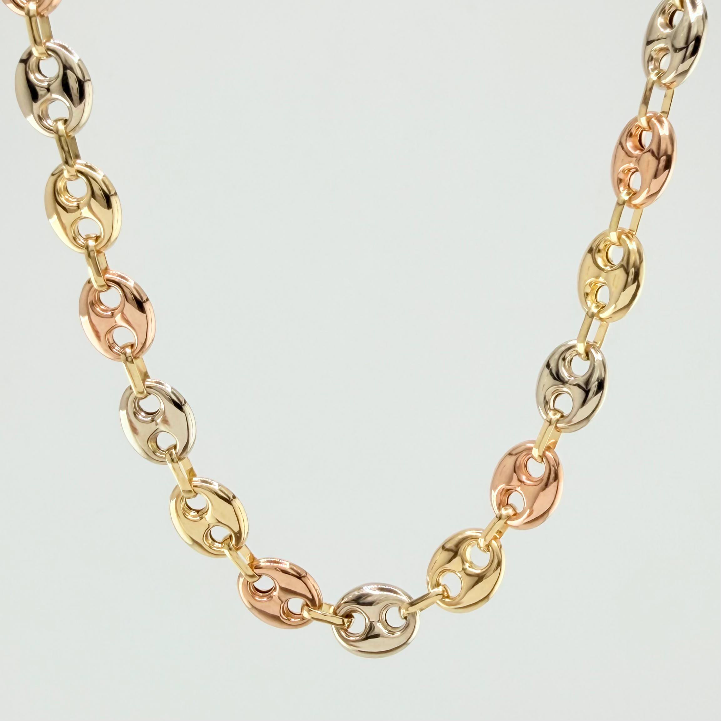 Cadena GC 21.9gr / 67.5cm / 8mm Tres Oros 18K ©