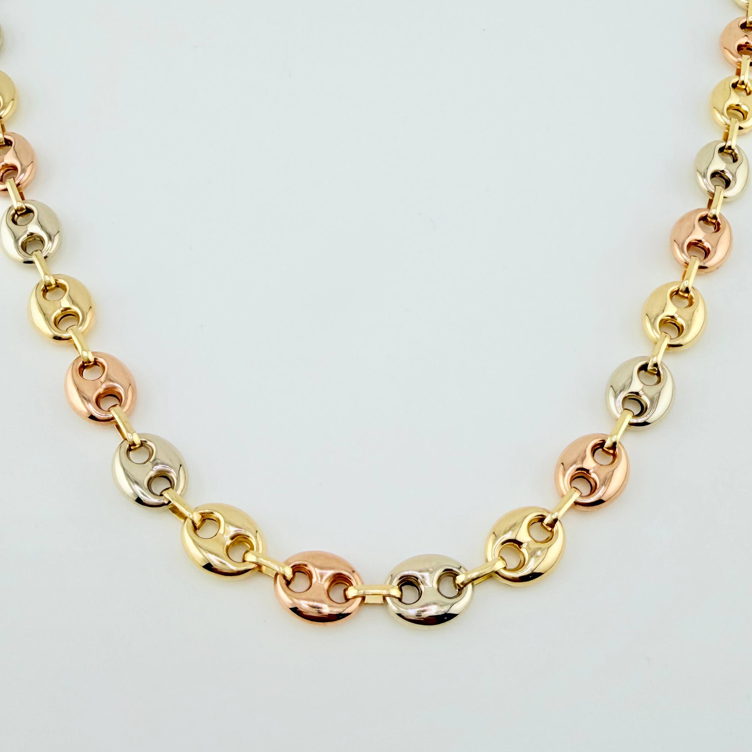 Cadena GC 21.9gr / 67.5cm / 8mm Tres Oros 18K ©